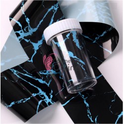 Folii de transfer, folie de unghii Black Cracked F010